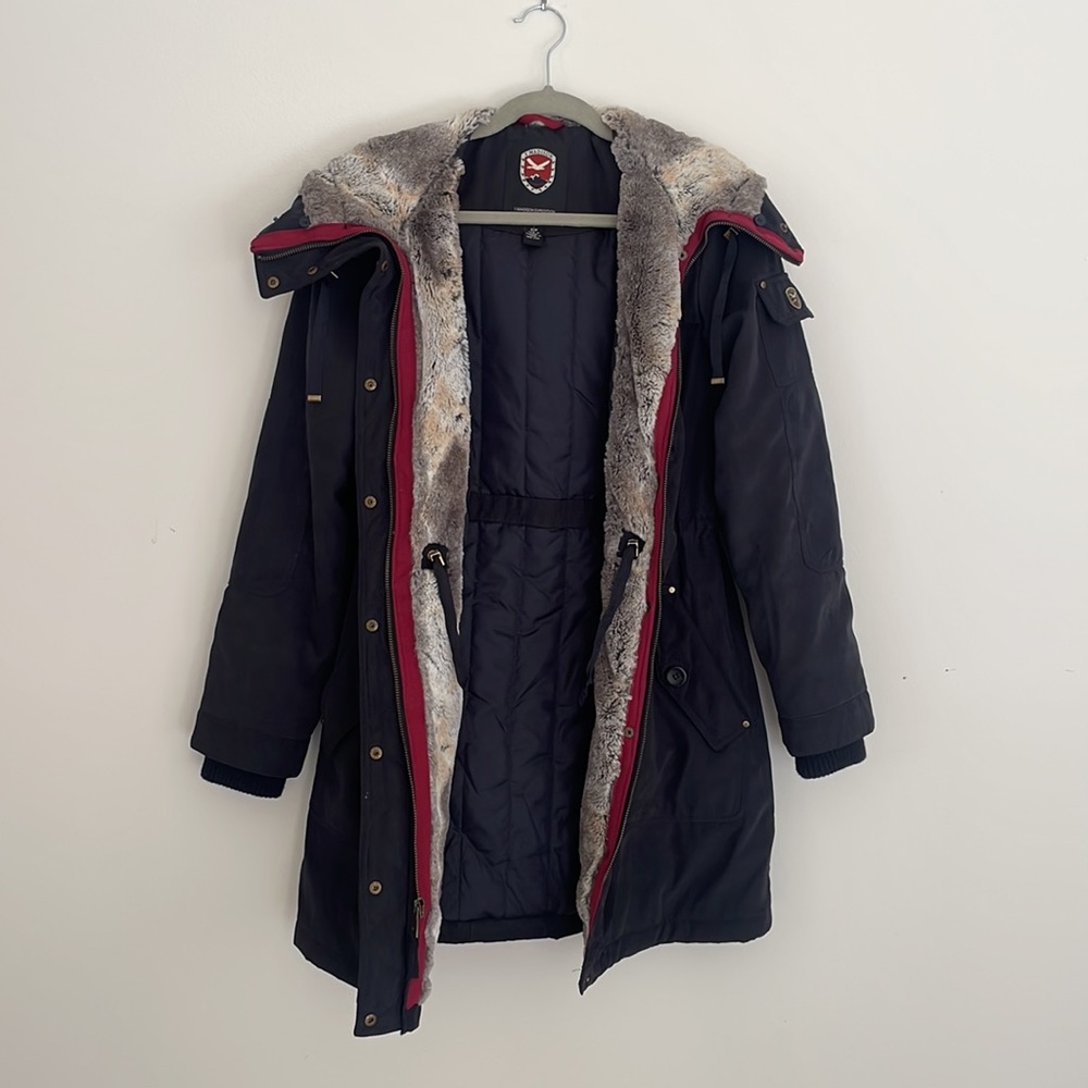 1 Madison Expedition Parka Navy Long Warm and Lined